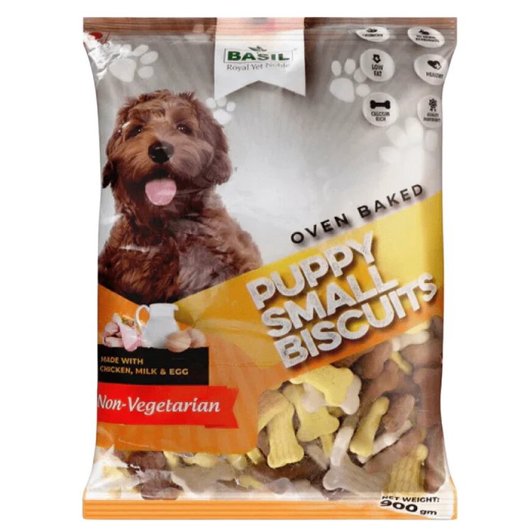 Basil Non Vegetarian Puppy Dog Biscuit 900gm
