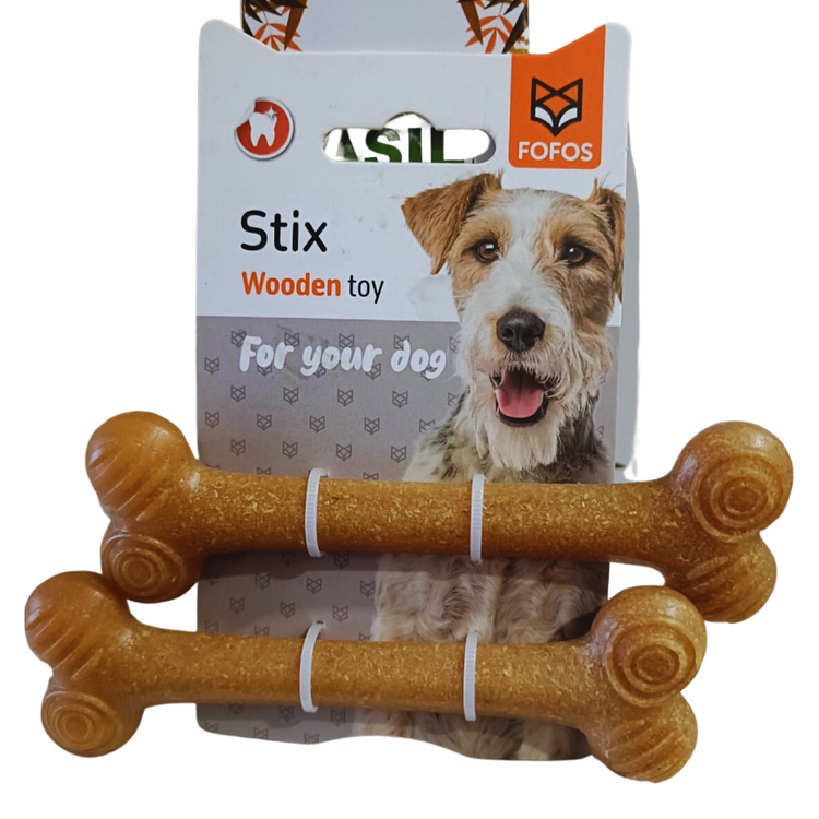FOFOS Stix Wooden Bone Shaped toy