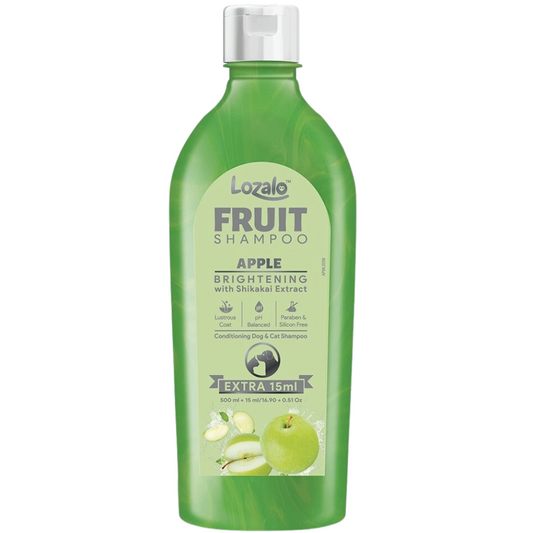 Lozalo Fruit Shampoo Apple Brightening With Shikakai Extract For Dogs and Cats - 200ml