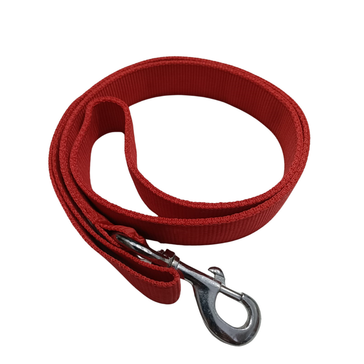 Poochles Regular Dog Leash for All Breeds Extra Large - Red