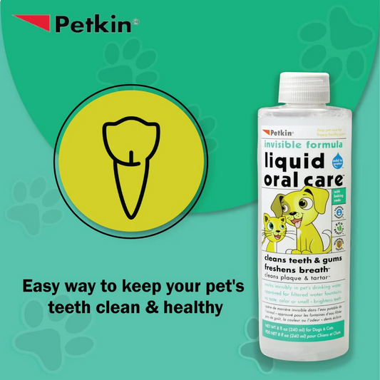 Petkin Invisible Formula Liquid Oral Care For Pets - 1000ml