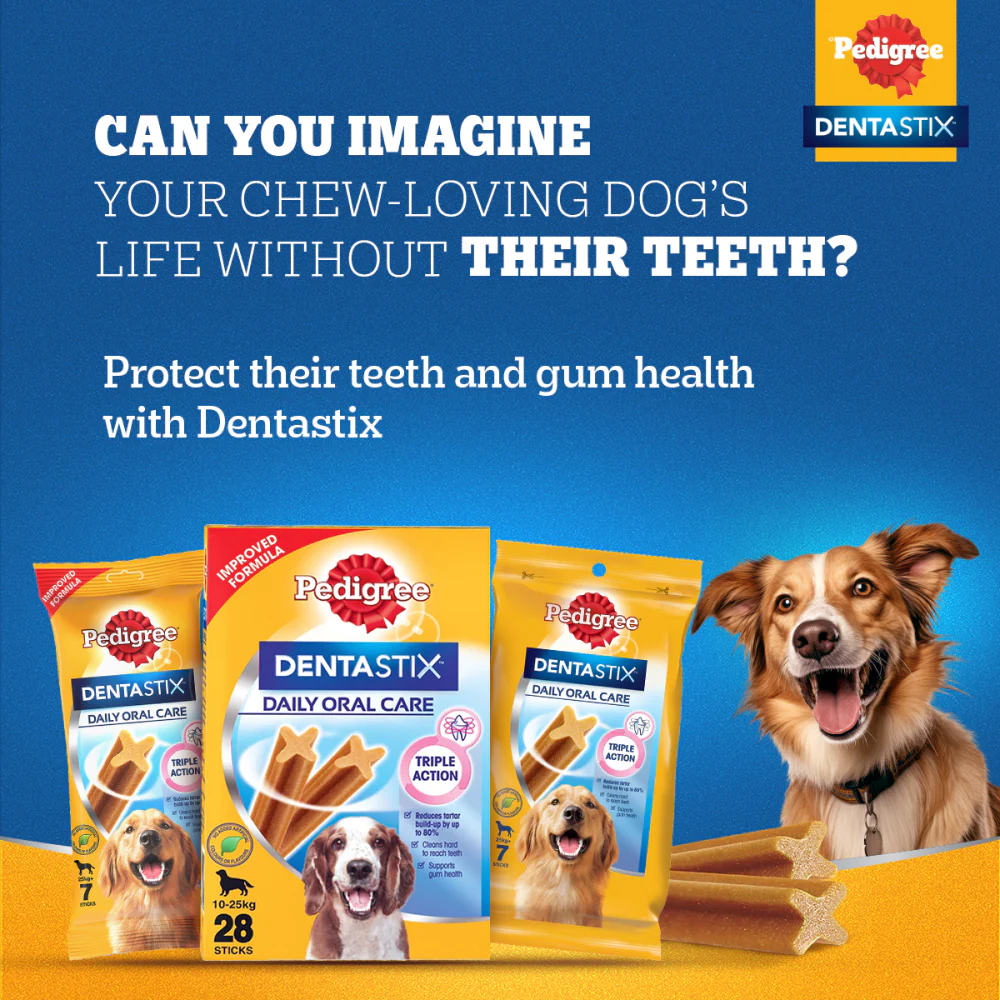 Pedigree Denta Stix Daily Oral Care Triple Action x 2 nos