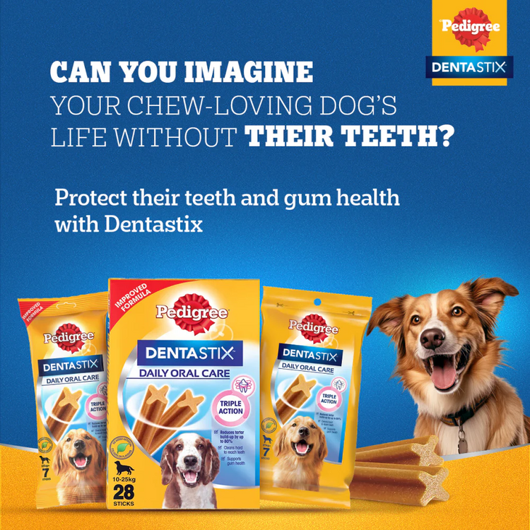 Pedigree Denta Stix Daily Oral Care Triple Action x 2 nos