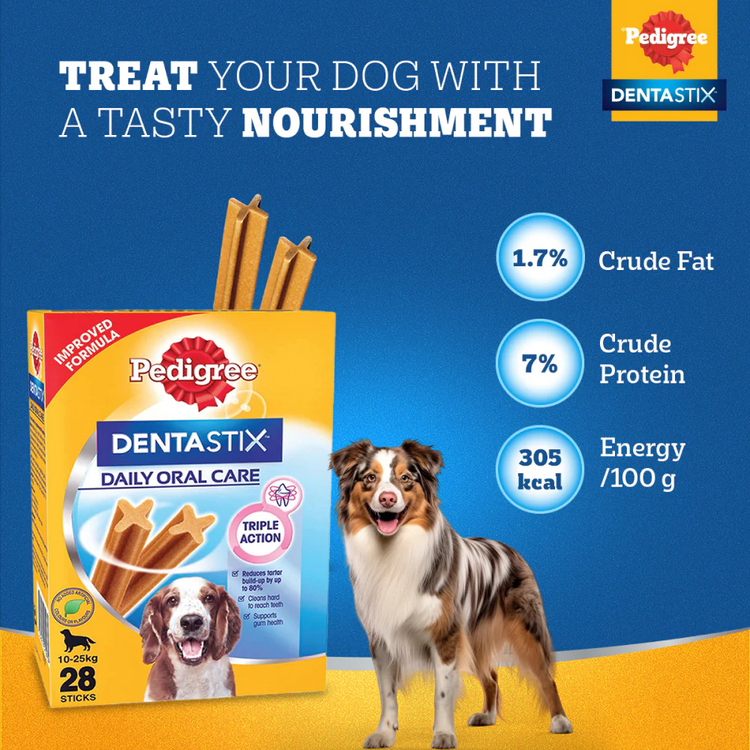 Pedigree Denta Stix Daily Oral Care Triple Action x 2 nos