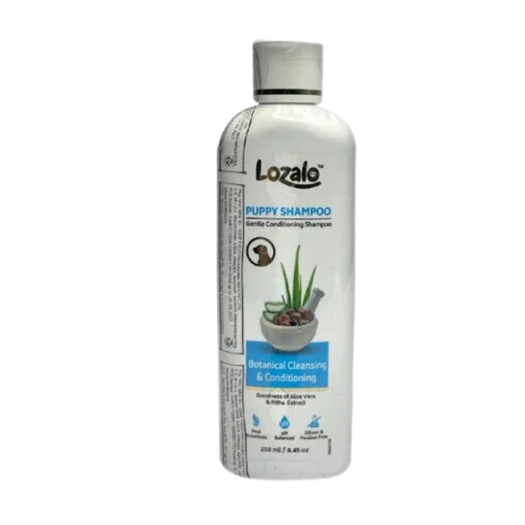 Lozalo Botanical Cleansing & Conditioning Puppy Shampoo 250ml. 2nos.