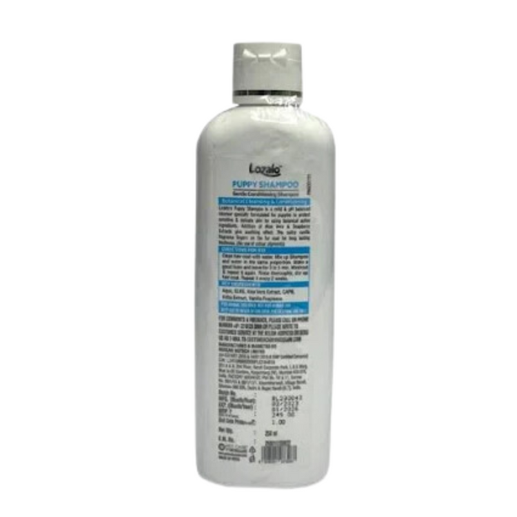 Lozalo Botanical Cleansing & Conditioning Puppy Shampoo 250ml. 2nos.