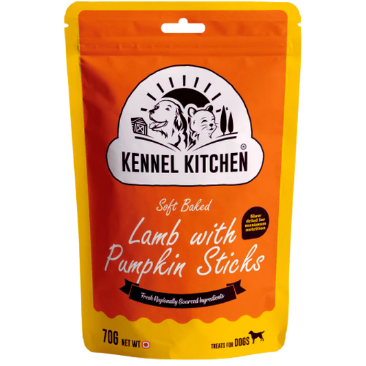 Kennel Kitchen Soft Baked Lamb with Pumkin Sticks - 70g 2nos.