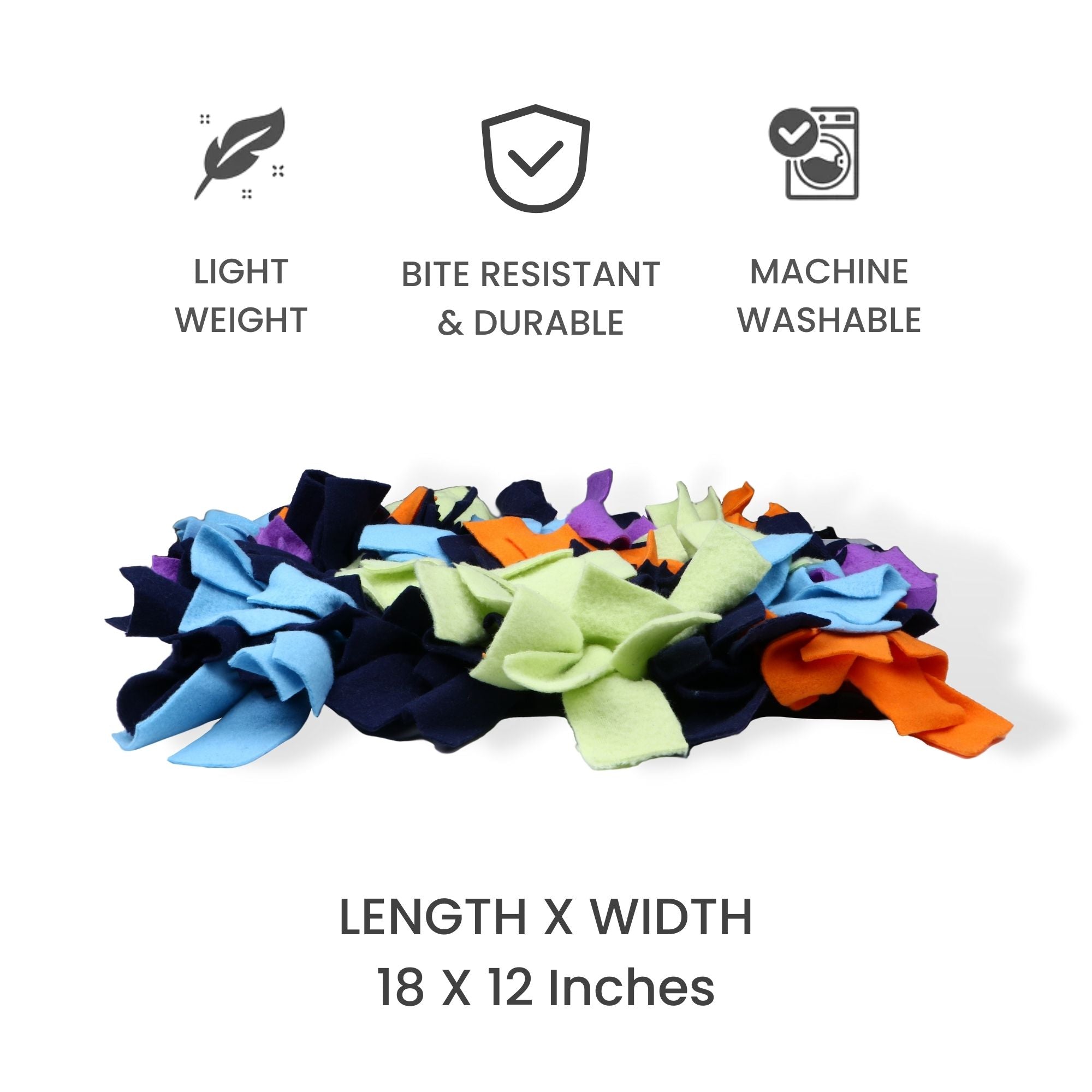 Dog Snuffle Puzzle Mat Toy + Feeding Mat 2in1 - Galaxy