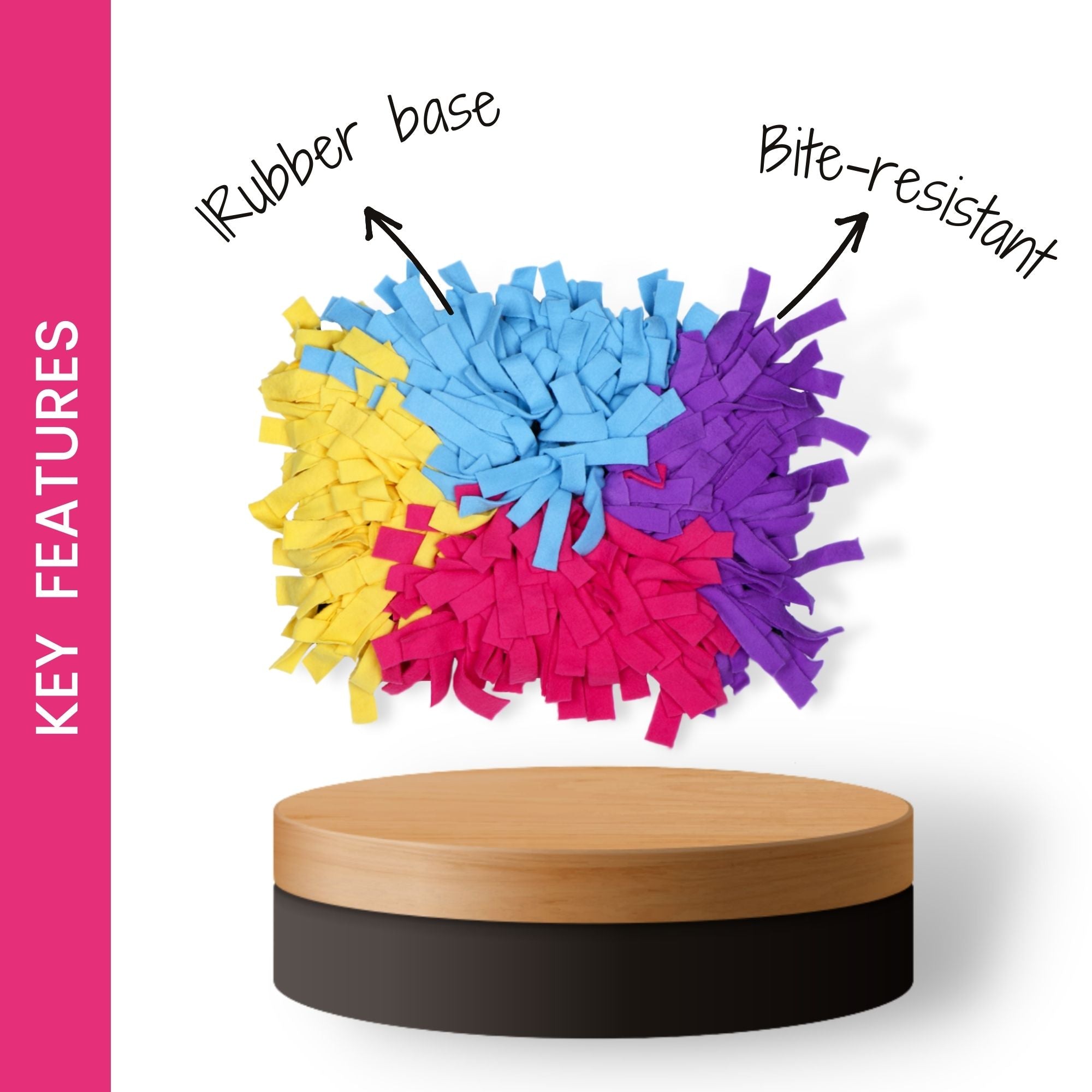 Dog Snuffle Puzzle Mat Toy + Feeding Mat 2in1 - Marbel