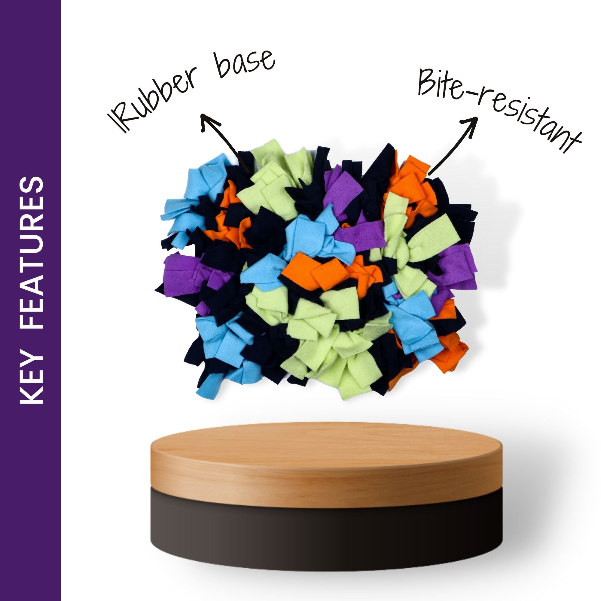 Dog Snuffle Puzzle Mat Toy + Feeding Mat 2in1 - Galaxy