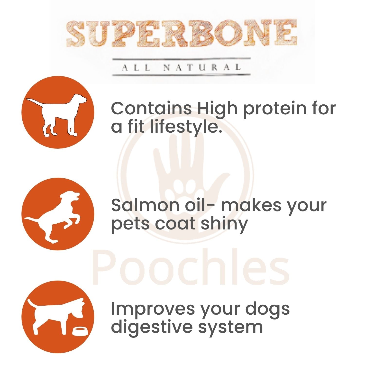 Super Bone T Stick Salmon Oil Dog Treats, 190 gms