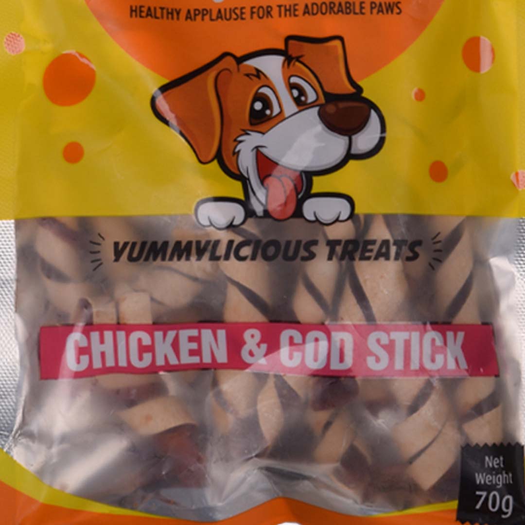 First Bark Chicken And Cod Stick Dog Treat Pack of 2