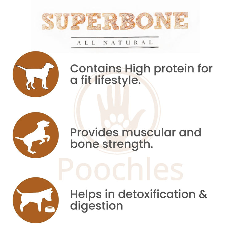 Super Bone T Stick Peanut Butter Flavour Dog Treats, 190 gms