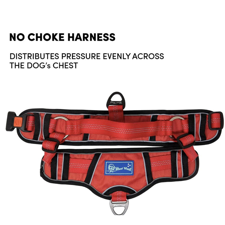 Whoof Whoof Chocker Fully Padded Harness For Dogs