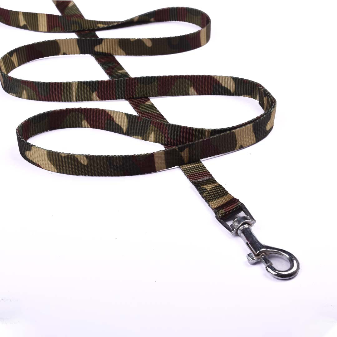Camouflage Dog Collar & Leash Set