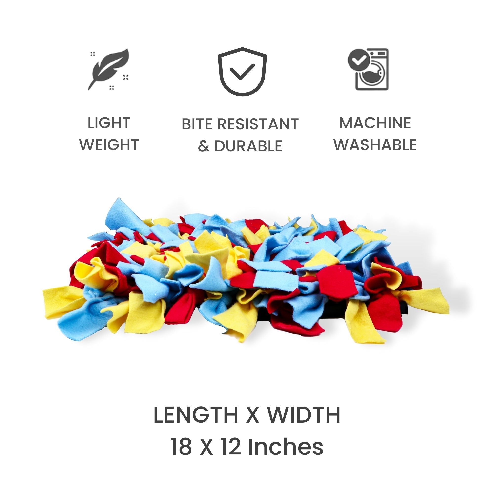 Dog Snuffle Puzzle Mat Toy + Feeding Mat 2in1 - Lego