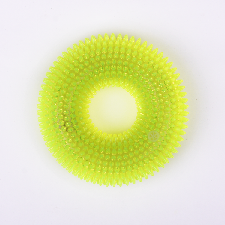 Dog Spiky Squeaky Circular Chew Toy
