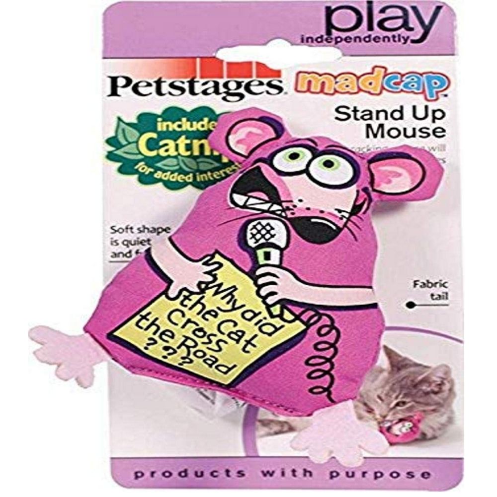 Petstages Madcap Stand Up Mouse Cat Toy