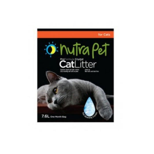 Nutrapet Cat Litter Silica Gel-7.6 Ltr Unscented