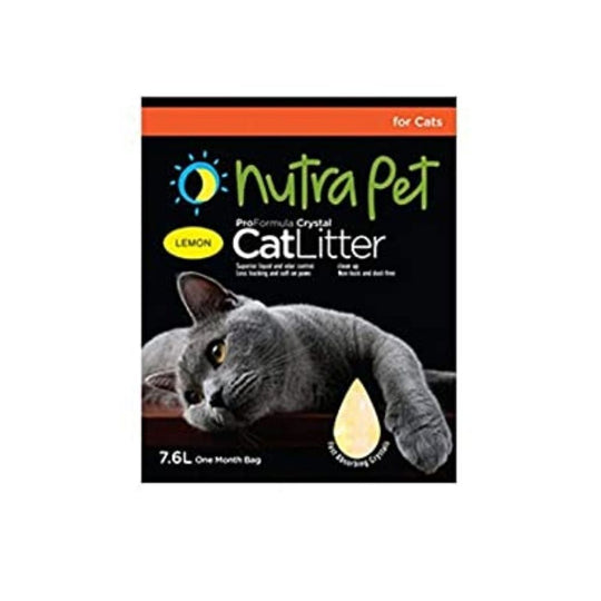 Nutrapet Cat Litter Silica Gel-7.6L Lemon Scent