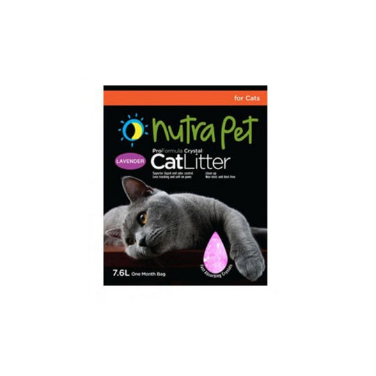 Nutrapet Cat Litter Silica Gel-7.6L Lavender Scent