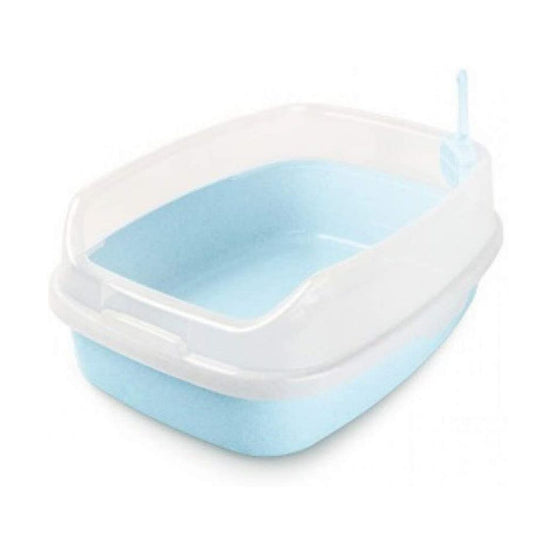 Nutrapet Cat Toilet Deodorized Cat Litter Box -Blue