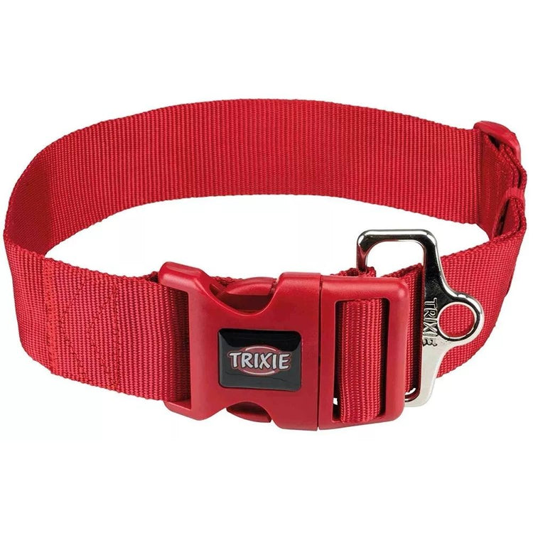 Trixie Extra Wide Premium Dog Collar-Red
