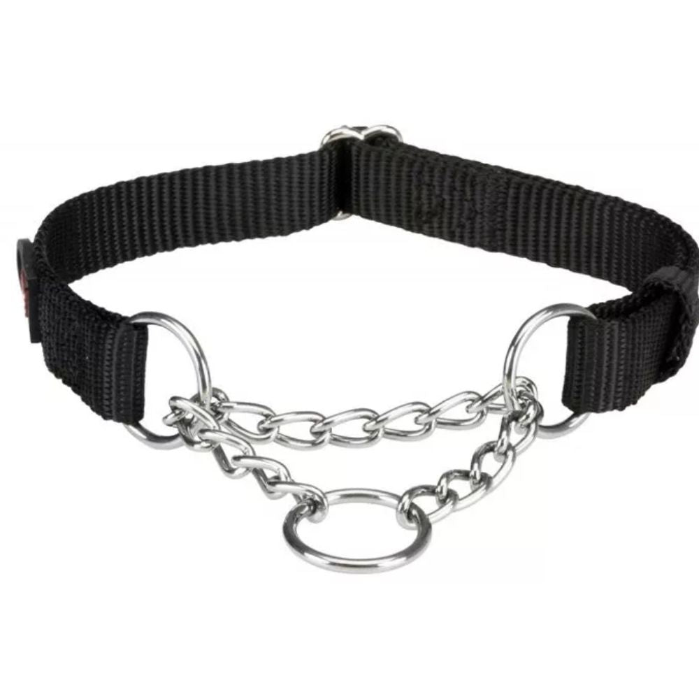 Trixie Stop-The-Pull Dog Collar-Jet Black