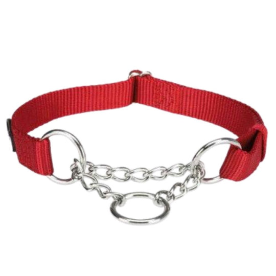 Trixie Stop-The-Pull Dog Collar-Cherry Red