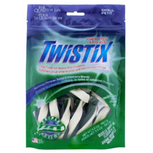 Twistix Small Dental Chews Dog Treat Vanilla Mint 156g