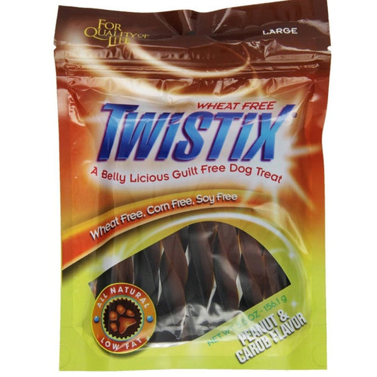 Twistix Peanut & Carob Dog Treats-156gms