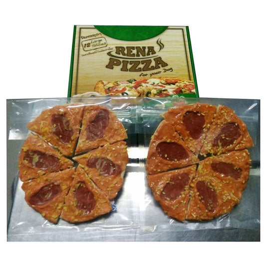Rena Dog Pizza Dog Treat - 12 Slices