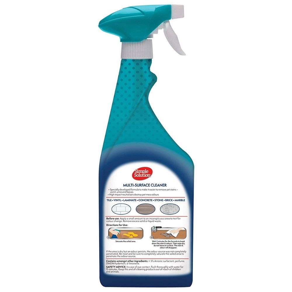Simple Solution Multi-Surface Disinfectant Cleaner-750ml