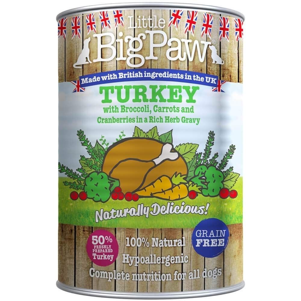 Little Big Paw Naturally Delicious Wet Dog FoodTurkey With Broccoli F