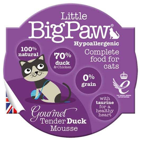 Little Big Paw Gourmet Tender Duck Wet Food For Cats