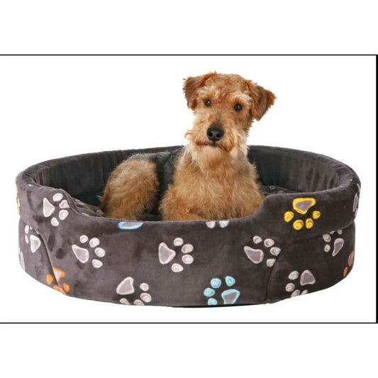 Trixie Jimmy Donut Dog Bed-Taupe