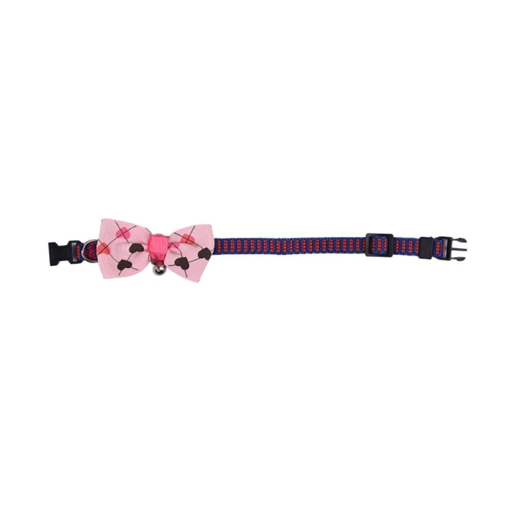 Poochles "Love Me" Bow-Tie Cat Collar
