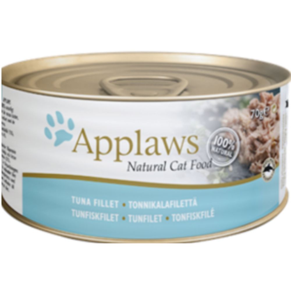 Applaws Tuna Fillet Treats In Tin For Cats And Kittens x 4Nos