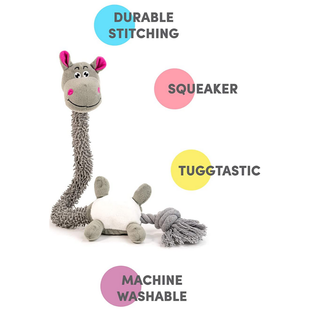 Bark Butler Jerry The Giraffe Plush Dog Toy