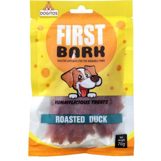First Bark Roasted Duck Dog Treat Pack of 2