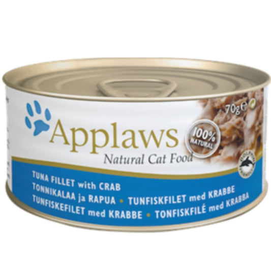 Applaws Tuna With Crab Cat Treats In Tin x 4 Nos