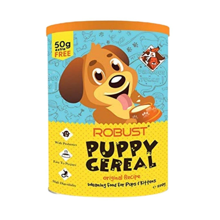 Robust Puppy Cereal Weaning Food For Pups and Kittens Veg