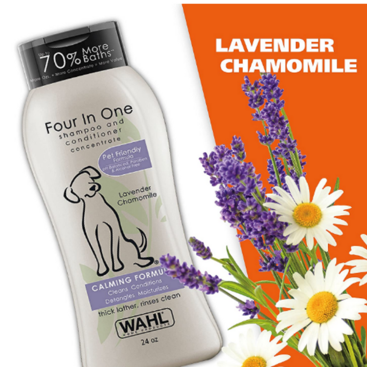 Wahl Four In One Calming Formula Dog Shampoo