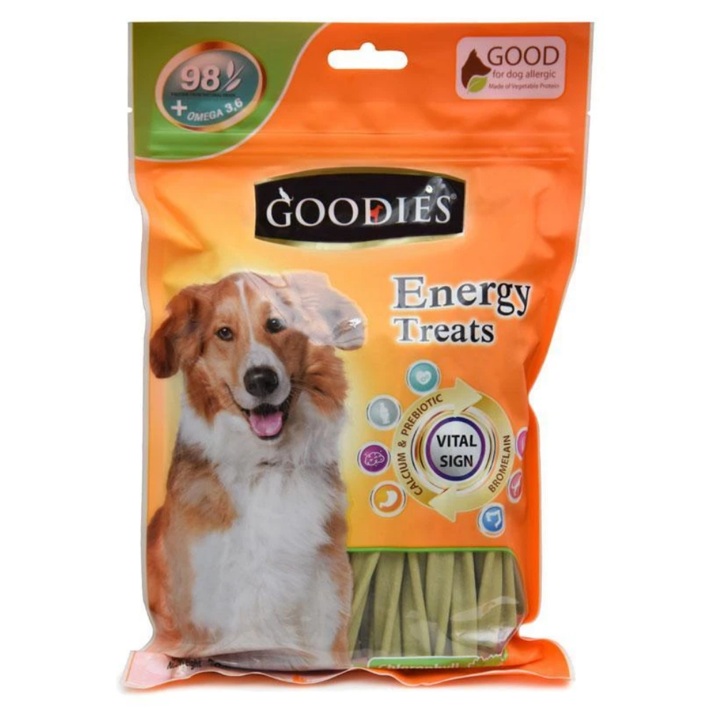 Goodies Chlorophyll Twisted Stick Energy Dog Treat 125gm x 2Nos