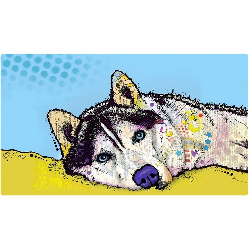 Siberian Husky Placement Mats For Dogs Large 16x28 inches