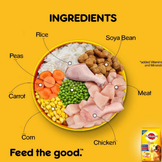 Pedigree Chicken And Vegetable Adult Dog Food