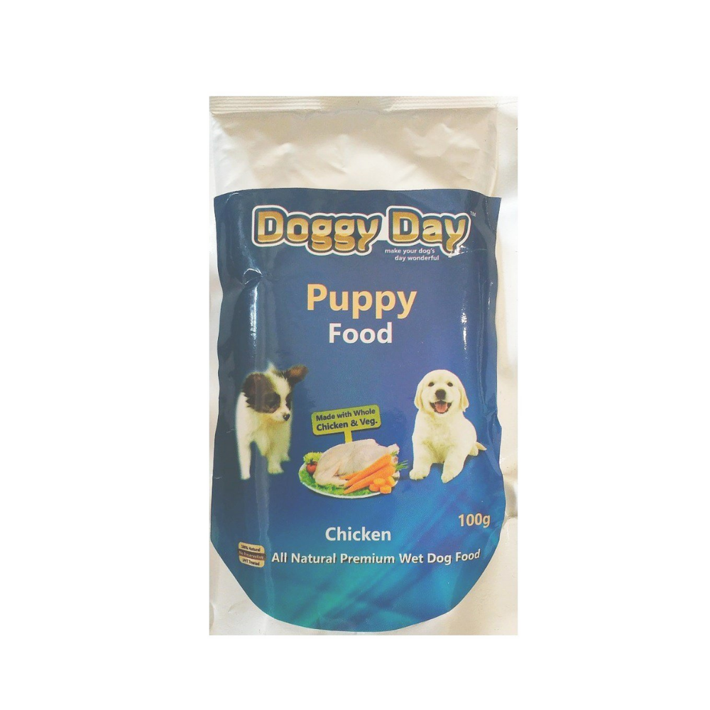 Doggy Day Puppy Food Chicken & Veg Gravy 100gm - 12packs