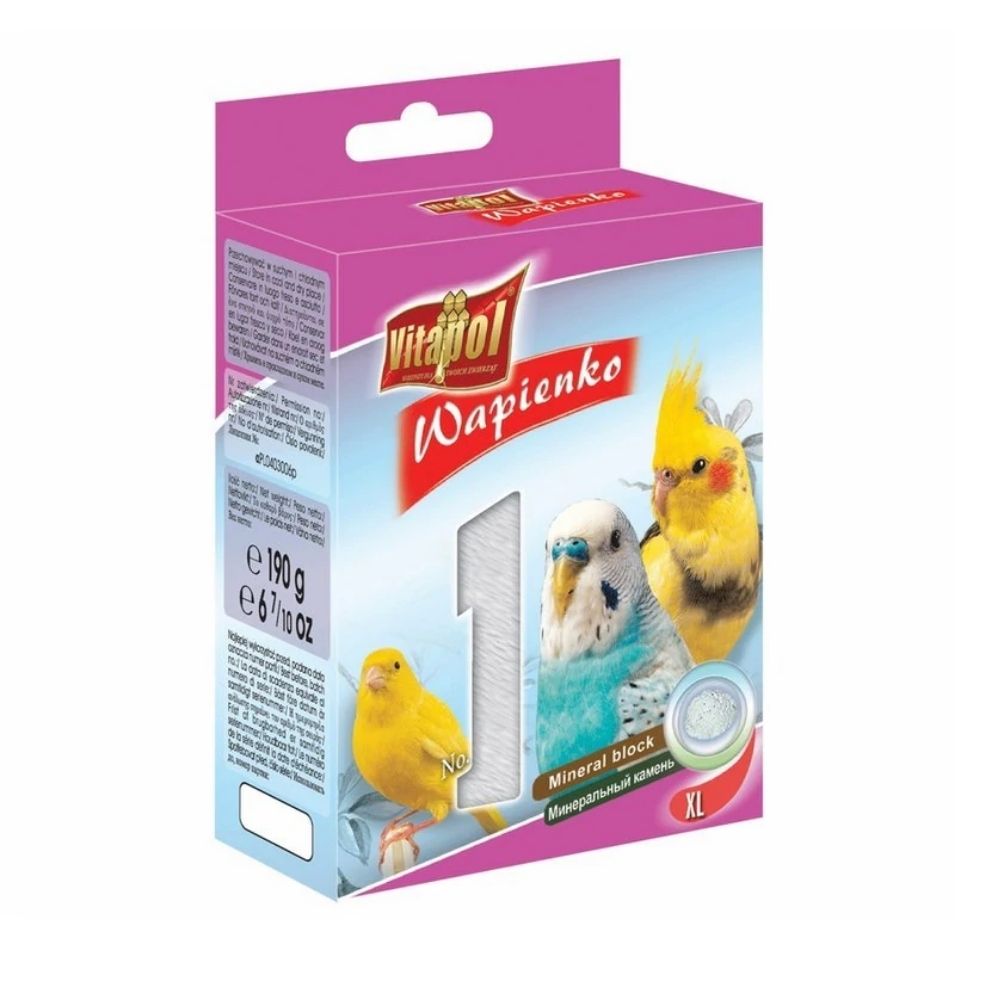 Vitapol Mineral Block For Birds Natural 35gms x 4No's