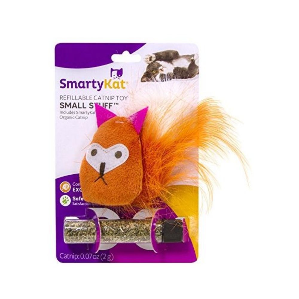 SmartyKat Small Stuff Refillable Catnip Cat Toy