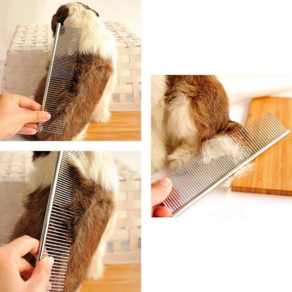 Flat Comb with Long Pin For Dogs And Cats